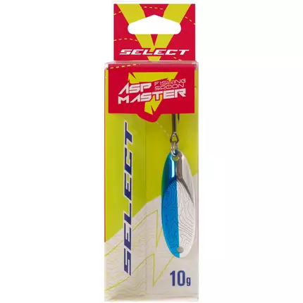 Блешня-кастмастер Select AspMaster 10.0g 45mm, колір: GSMB, Розмір/Вага: 10g/45mm, Колір блешні: GSMB, фото , изображение 2